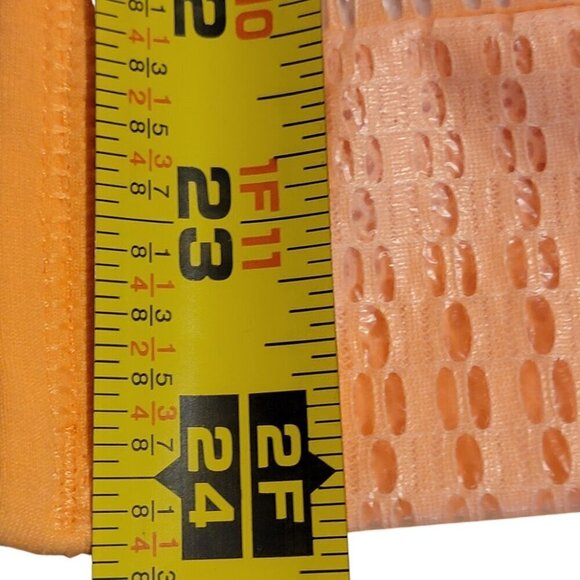 LOLE Women's Small Happy Jacket Orange W Eyelet Pattern Excellent Condition - Picture 11 of 11